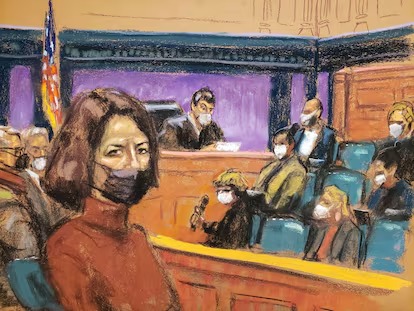 Ghislaine Maxwell in court