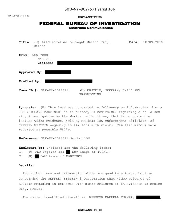 Investigación Epstein México 