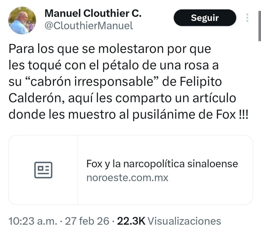Manuel Clouthier X