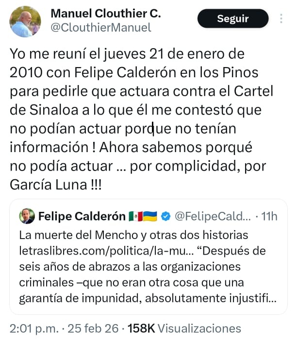 Manuel Clouthier en X