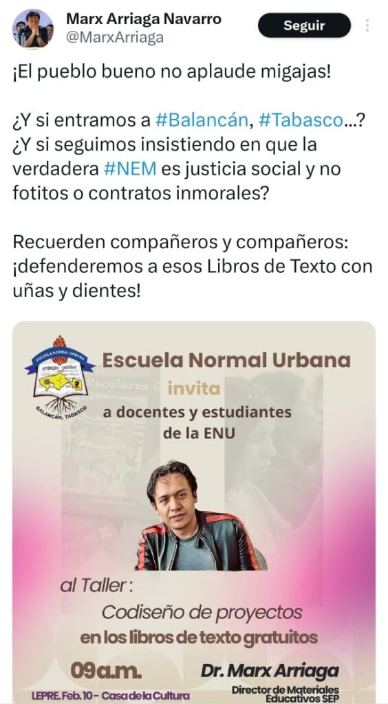 Marx Arriaga X