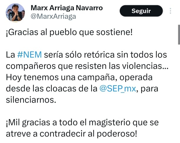 Marx Arriaga X