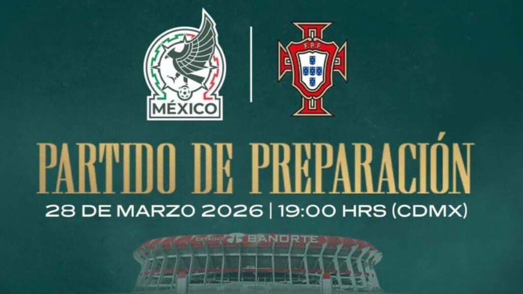 México y Portugal partido Estadio Azteca
