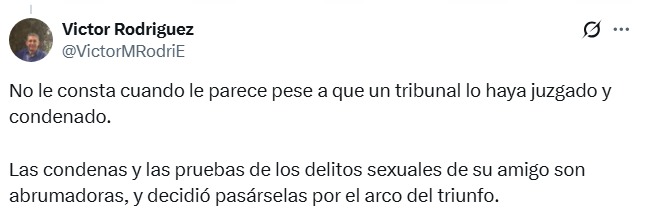 No le consta