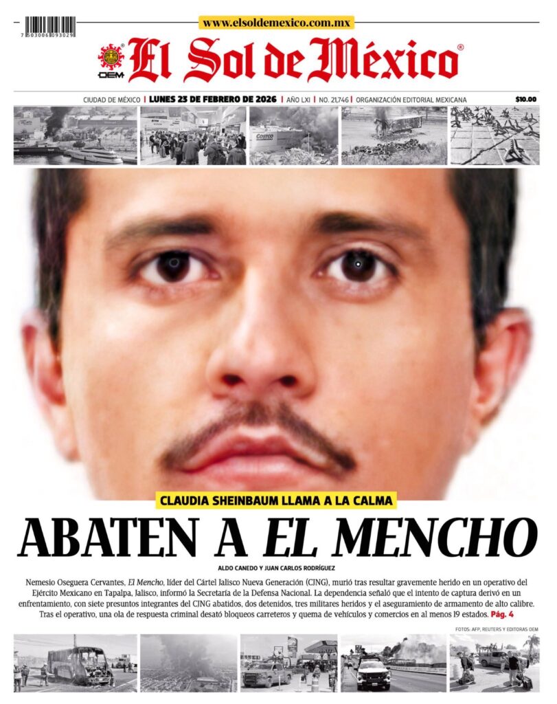 Portada El Sol de México