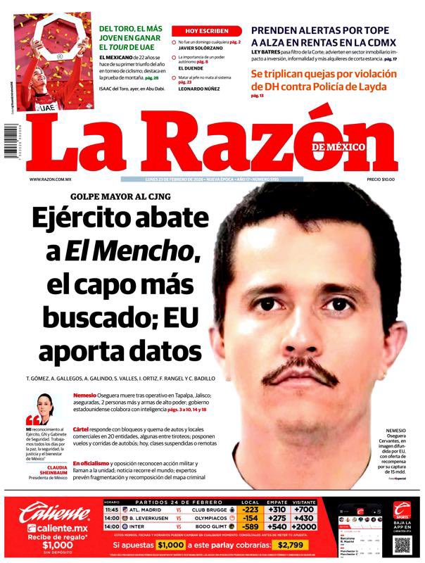 Portada La Razón