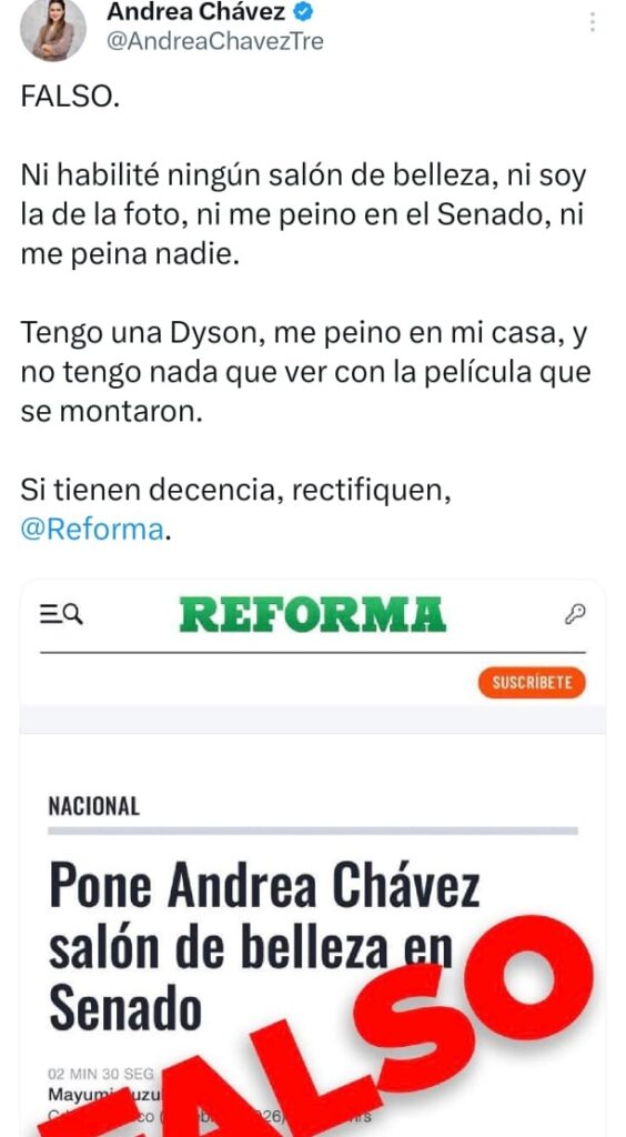 publicación Andrea Chávez