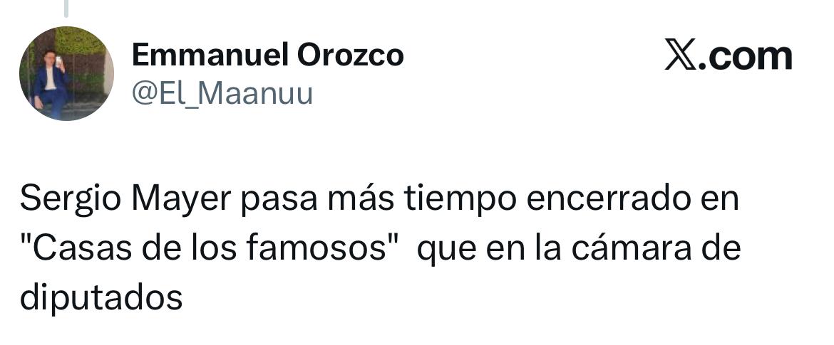 Redes tunden a Sergio Mayer
