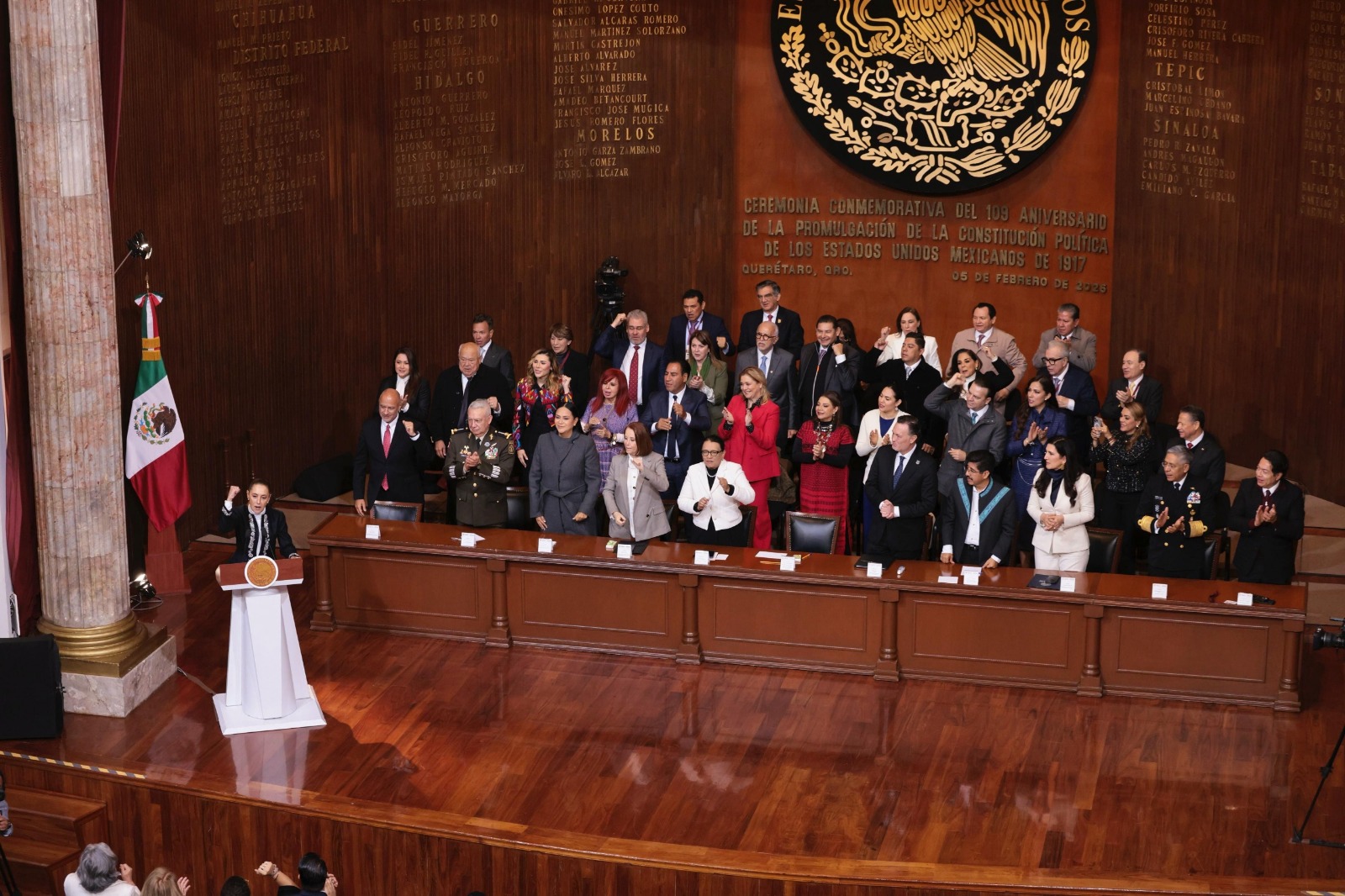 Sheinbaum conmemora 109 años de la Constitución