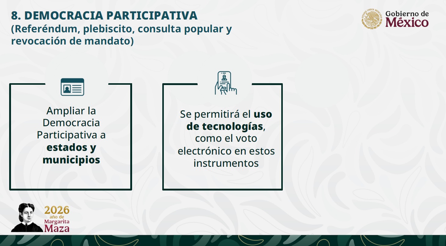 Los 10 puntos clave de la reforma electoral de Sheinbaum