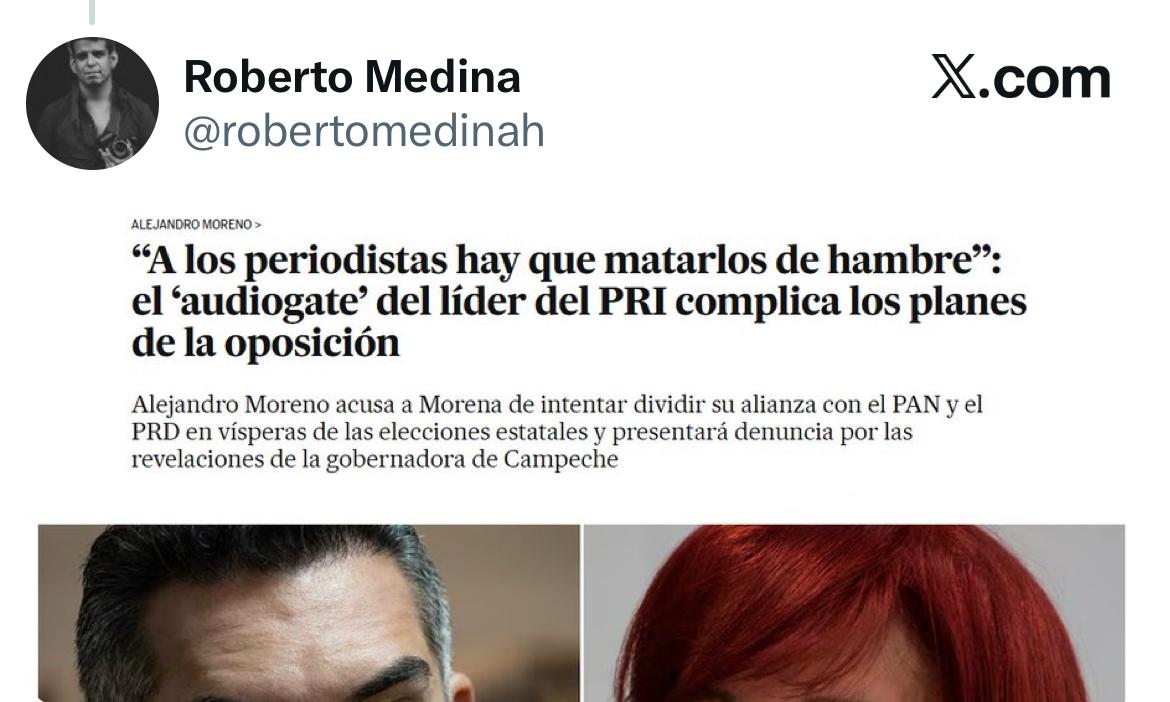 Usuarios se burlan de Alito Moreno