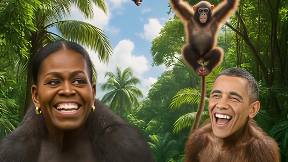 Obama como mono