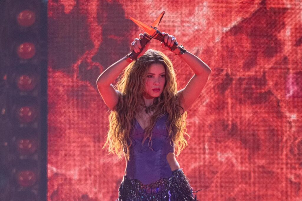 Shakira fuego Zócalo