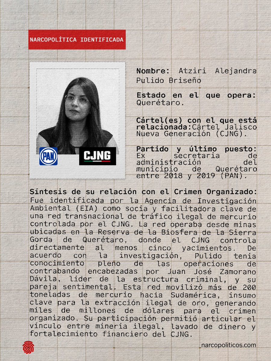 Alejandra Pulido narcopolíticos 