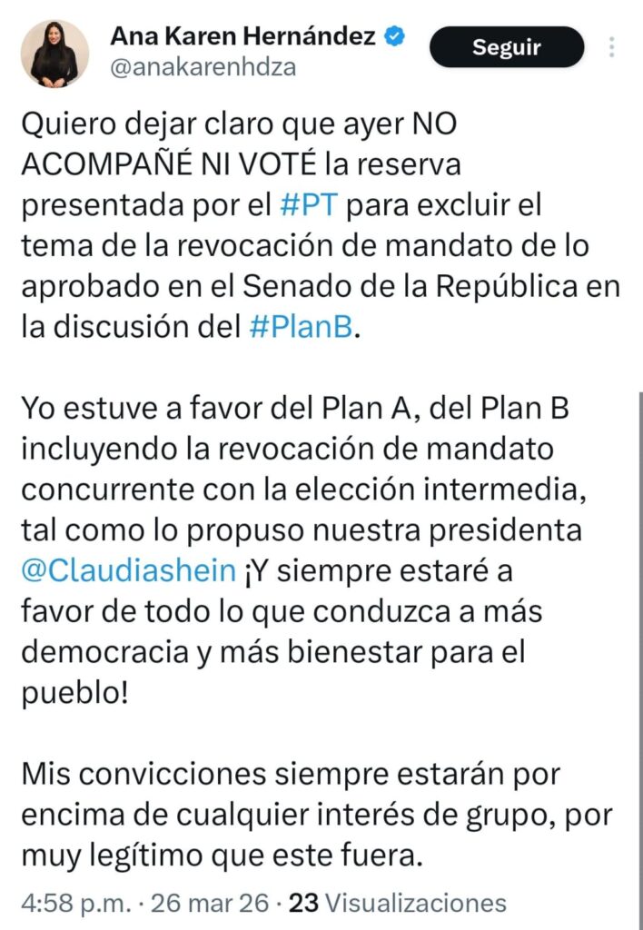 Ana Karen Hernández X