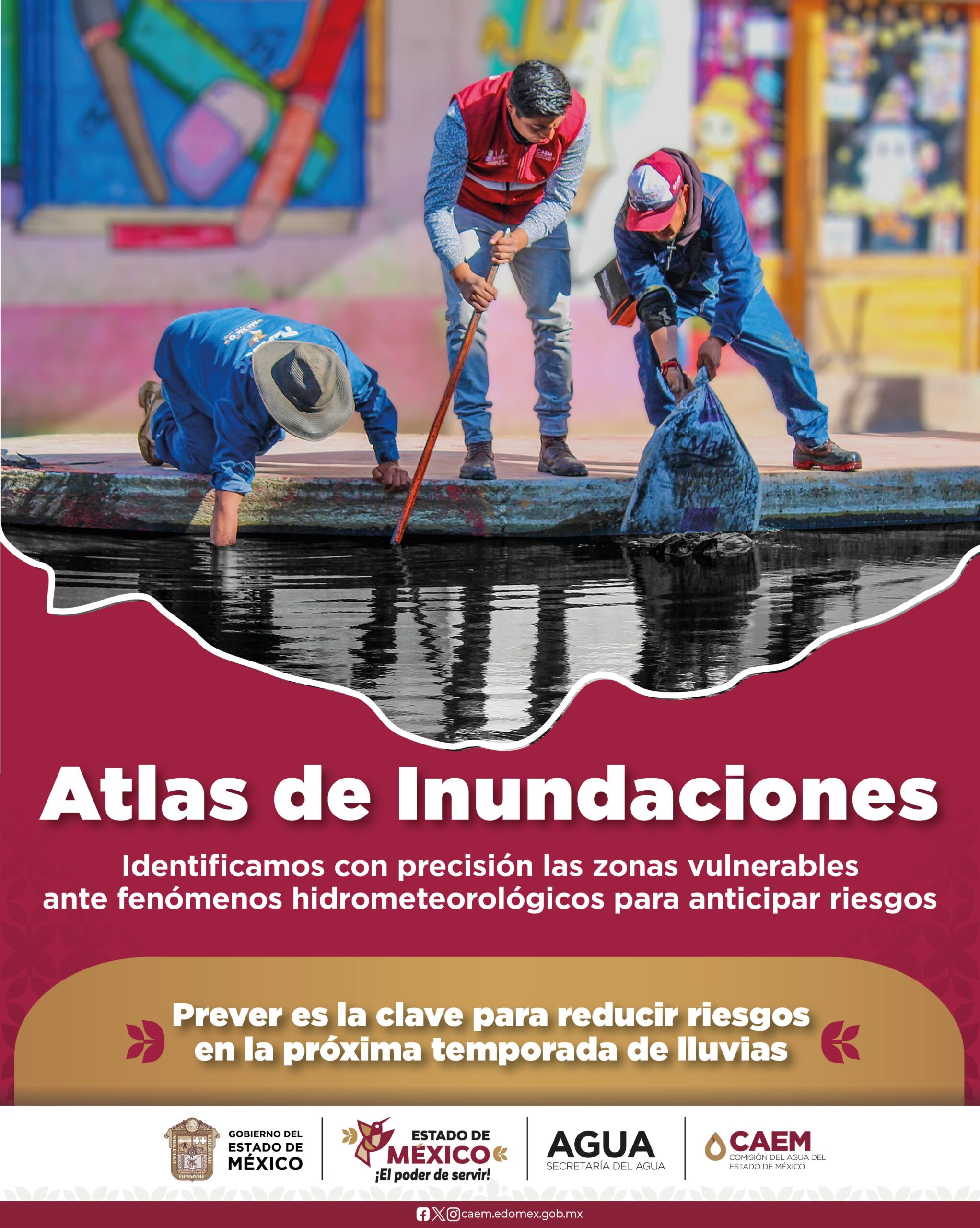 Delfina Gómez presenta Atlas de Inundaciones en Edomex