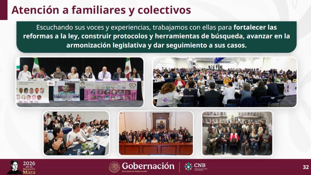 Avances, retos y estrategias para localizar a desaparecidos
