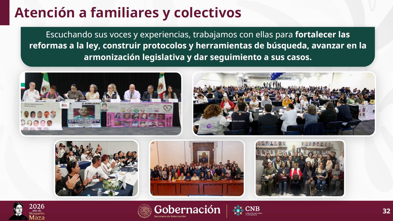 Avances, retos y estrategias para localizar a desaparecidos