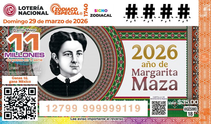 Billete Margarita Maza