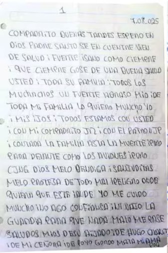 Cartas El Mencho