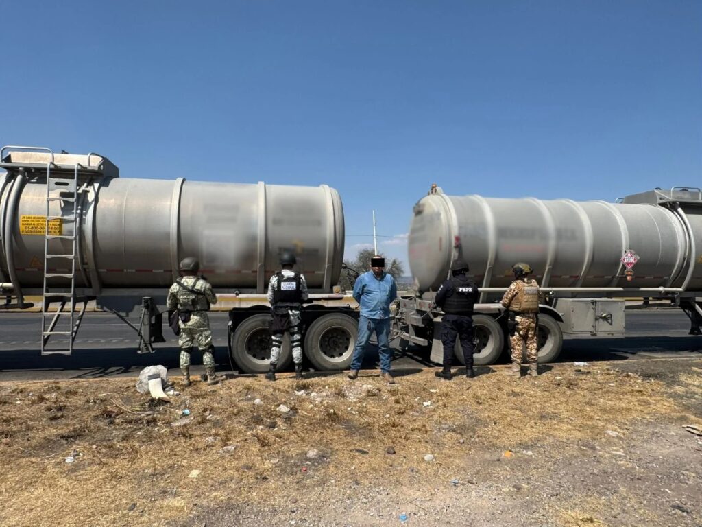 detenido por huachicol en Guanajuato