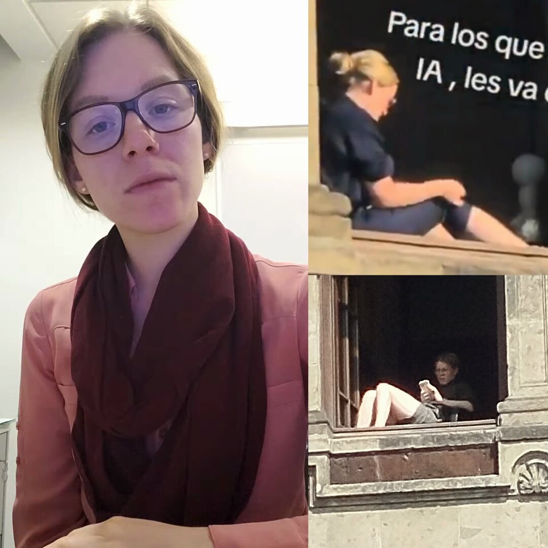 Florencia Franco, la mujer que se asoleó en Palacio Nacional