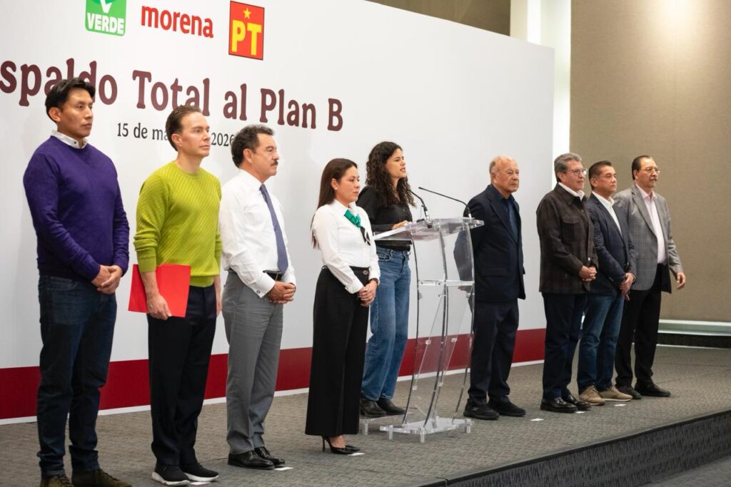 Morena. Verde y PT acuerdo Plan B