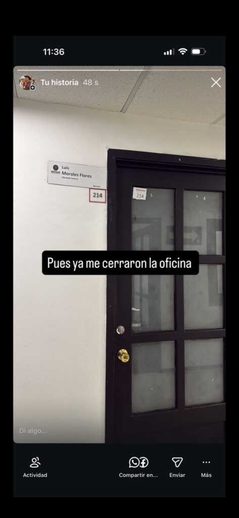 Publicación del suplente de Sergio Mayer