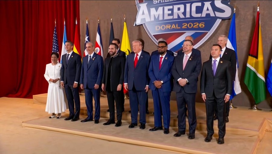 Trump y presidentes de Latam