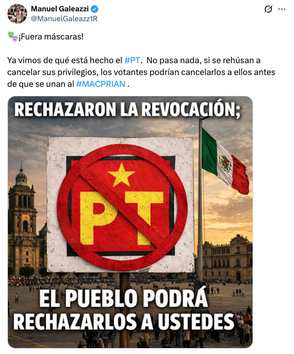 Redes tunden al Partido del Trabajo
