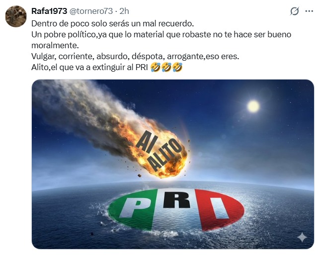 Redes se burla de Alito tras ataque de ira