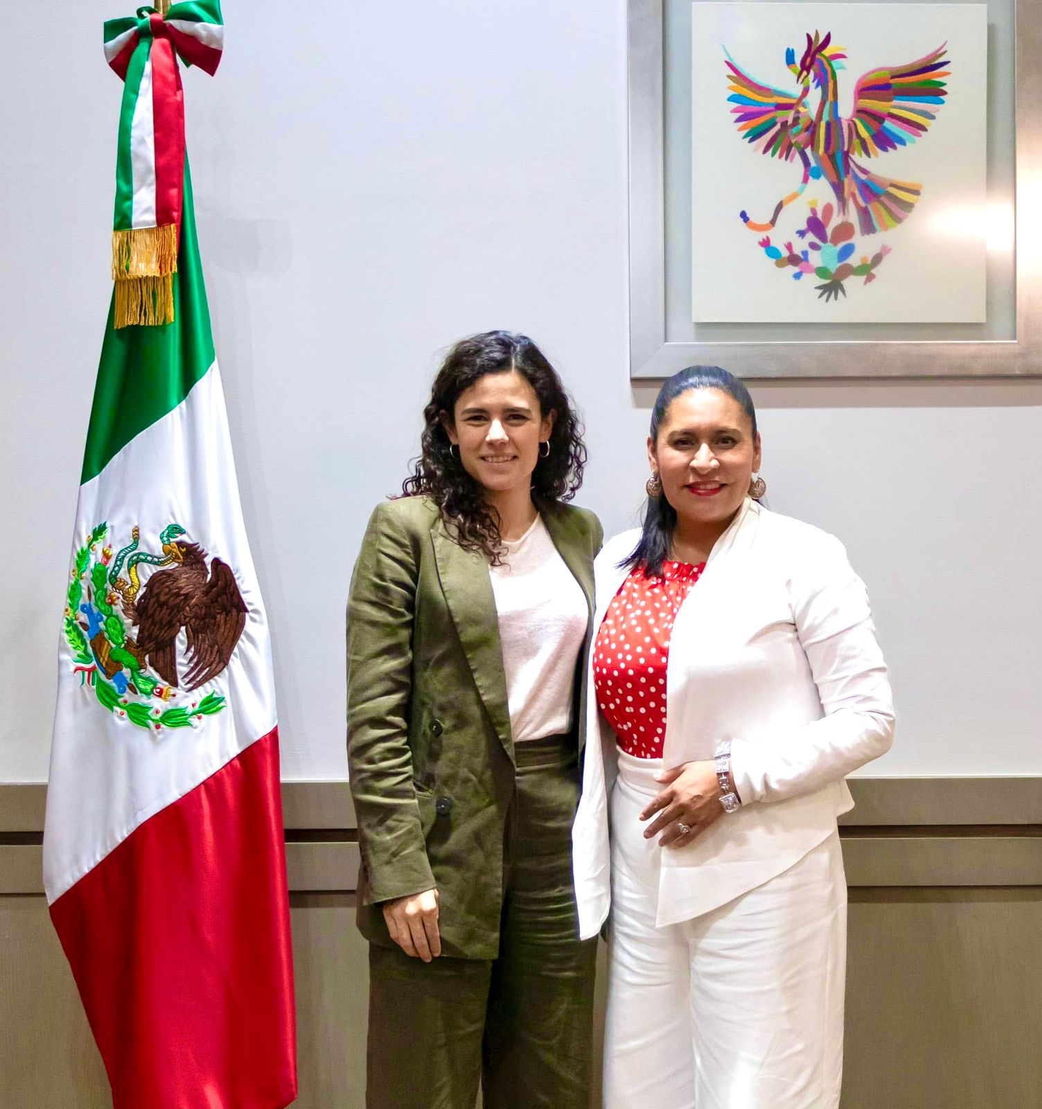 Ana Lilia Rivera celebra llegada de Luisa Alcalde a Co