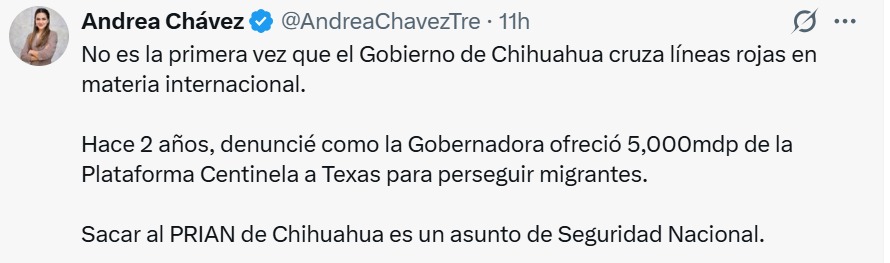 Andrea Chávez X