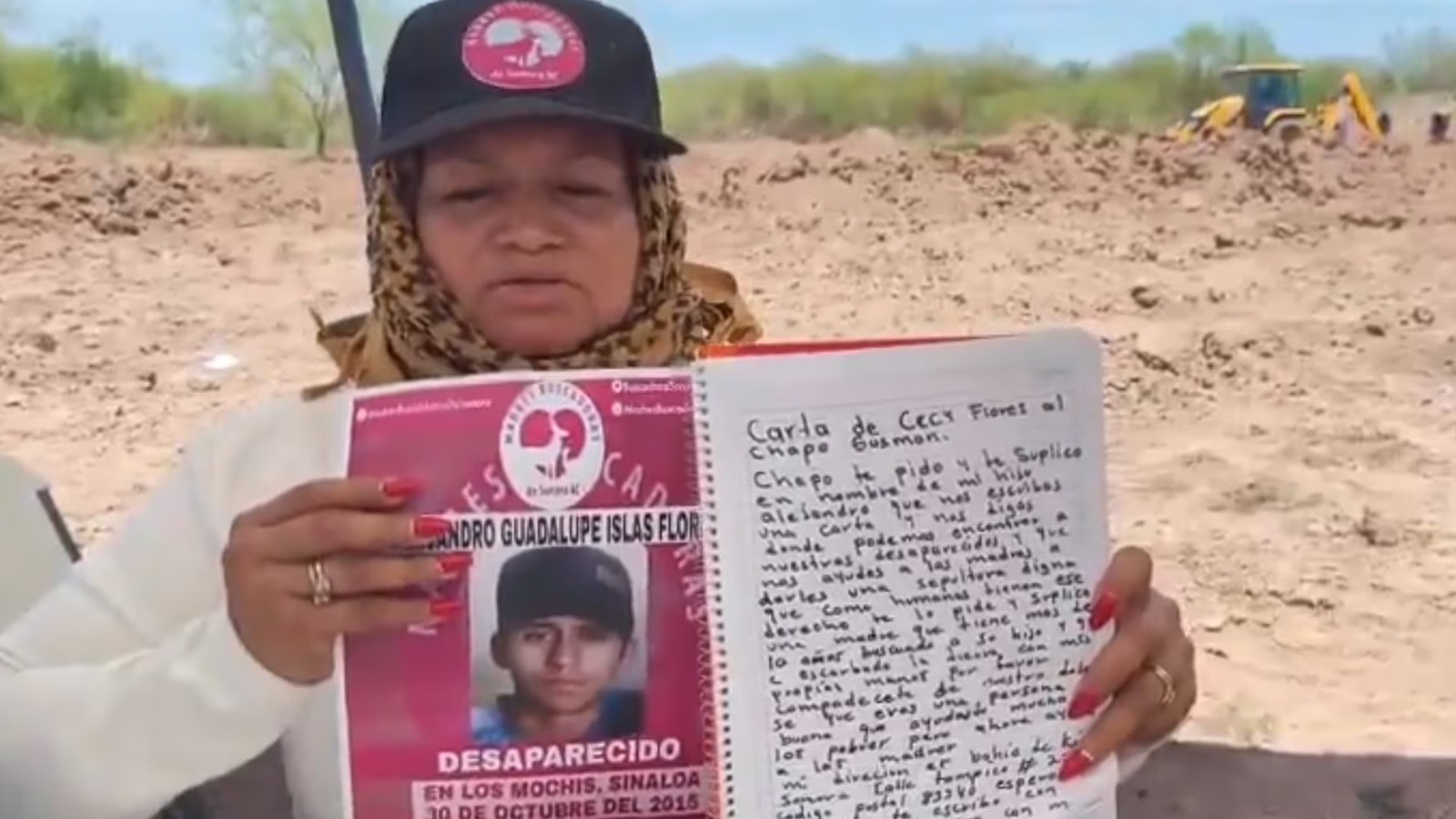 Ceci Flores le escribe a El Chapo