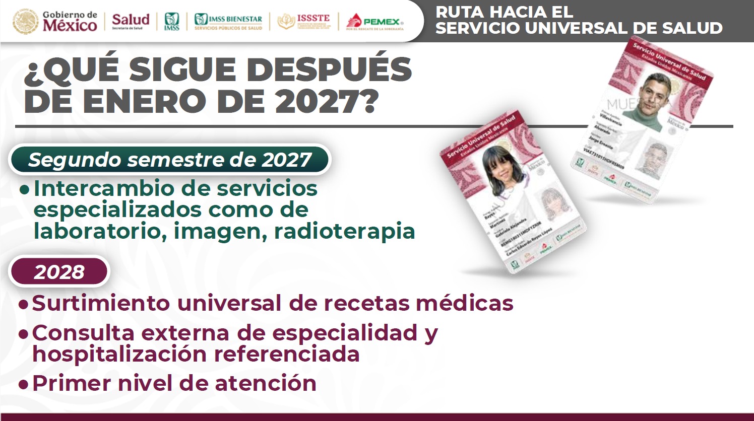 ¿Cómo funcionará el Servicio Universal de Salud?