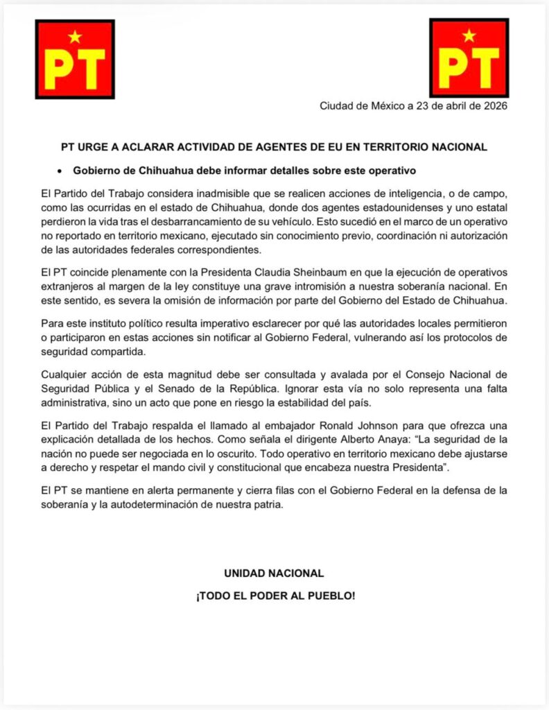 comunicado PT