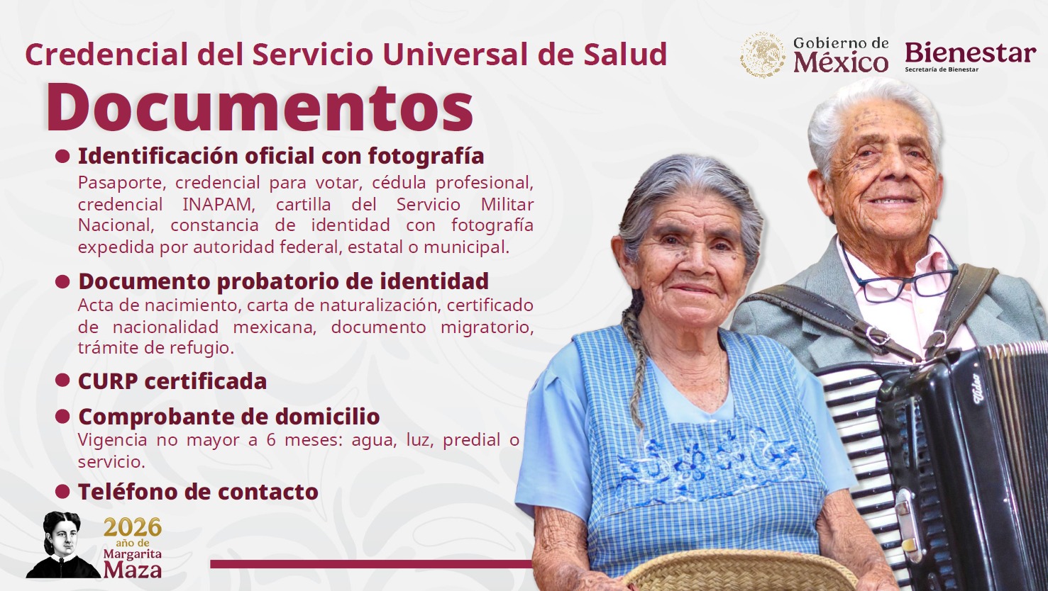 ¿Cuándo inicia credencialización de personas de 85 años?
