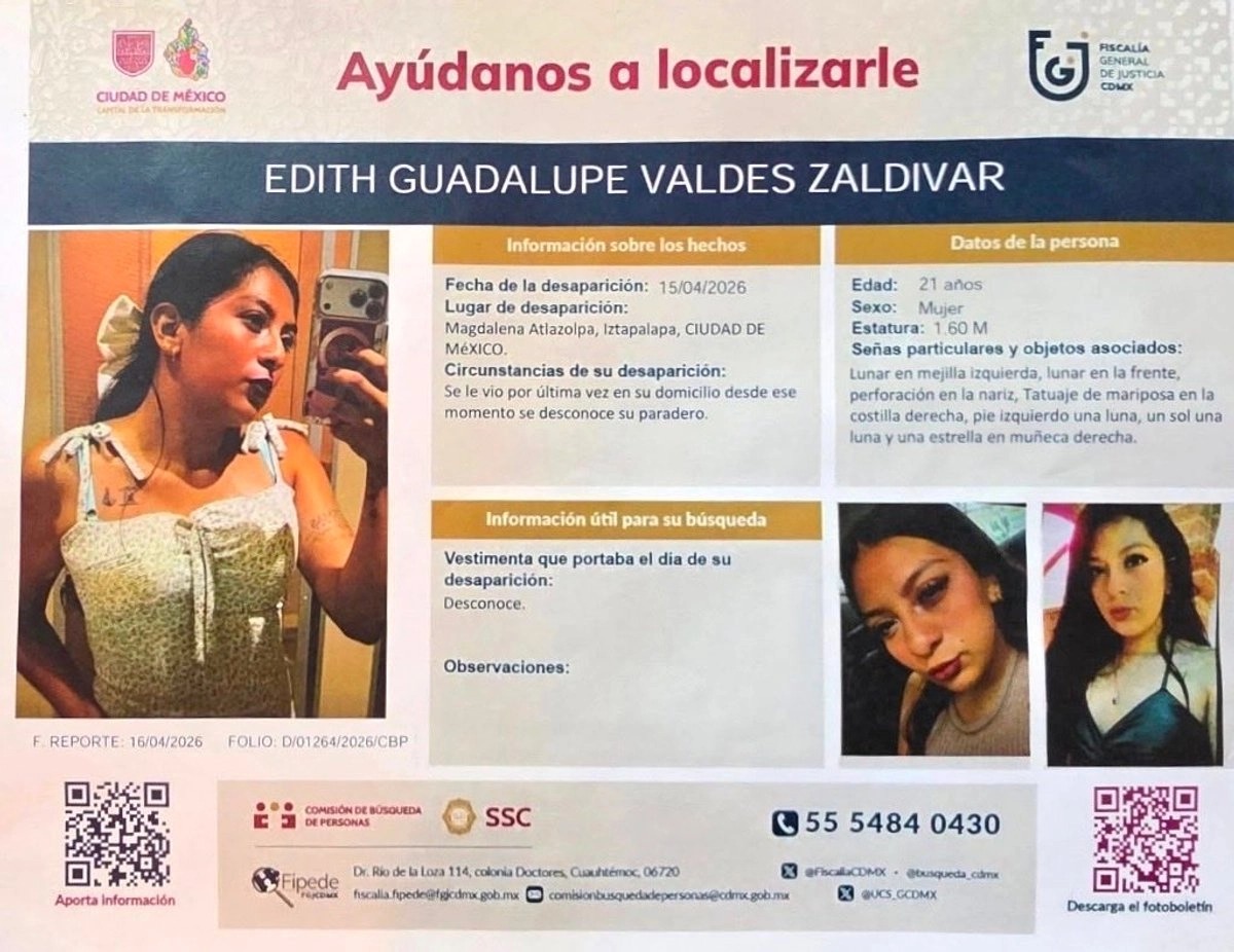 Edith Guadalupe ficha de búsqueda