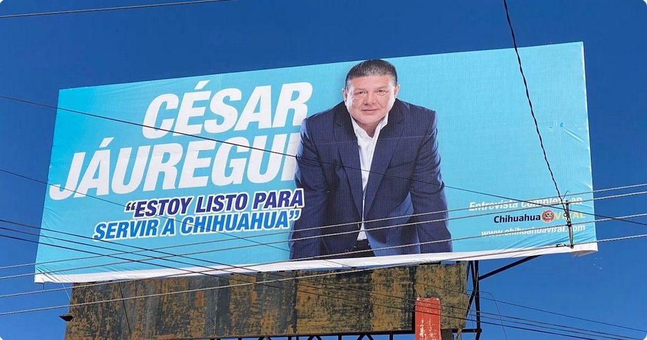 Espectaculares César Jáuregui