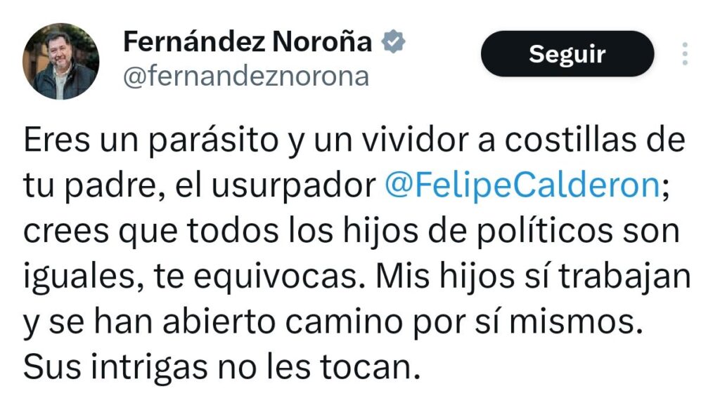 Fernández Noroña X