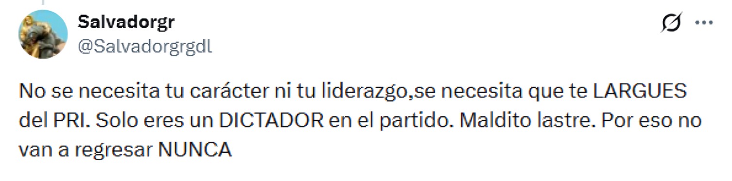 Internautas reclaman a Alito Moreno