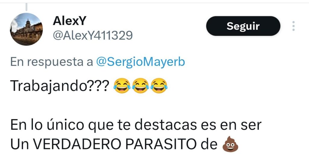 parásito Sergio Mayer