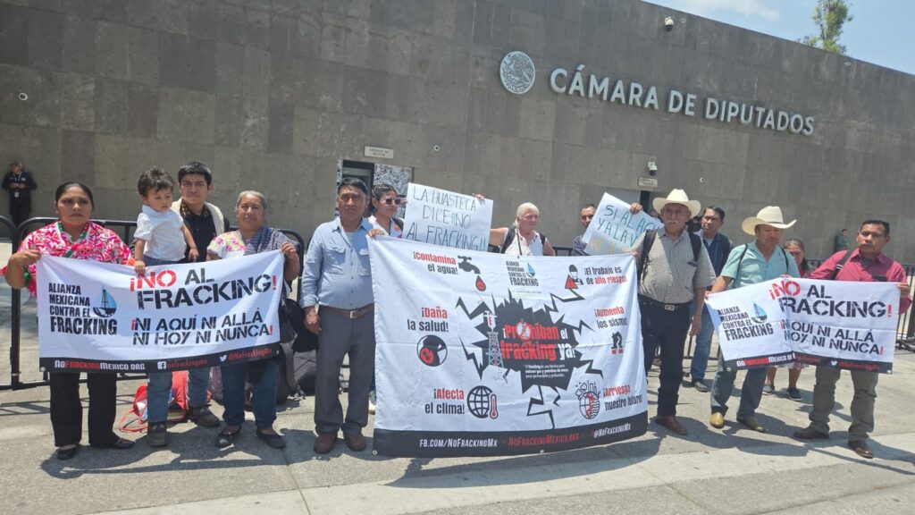 protesta contra fracking