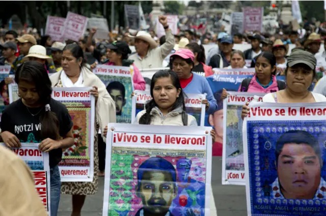 Protestas por desaparecidos en México