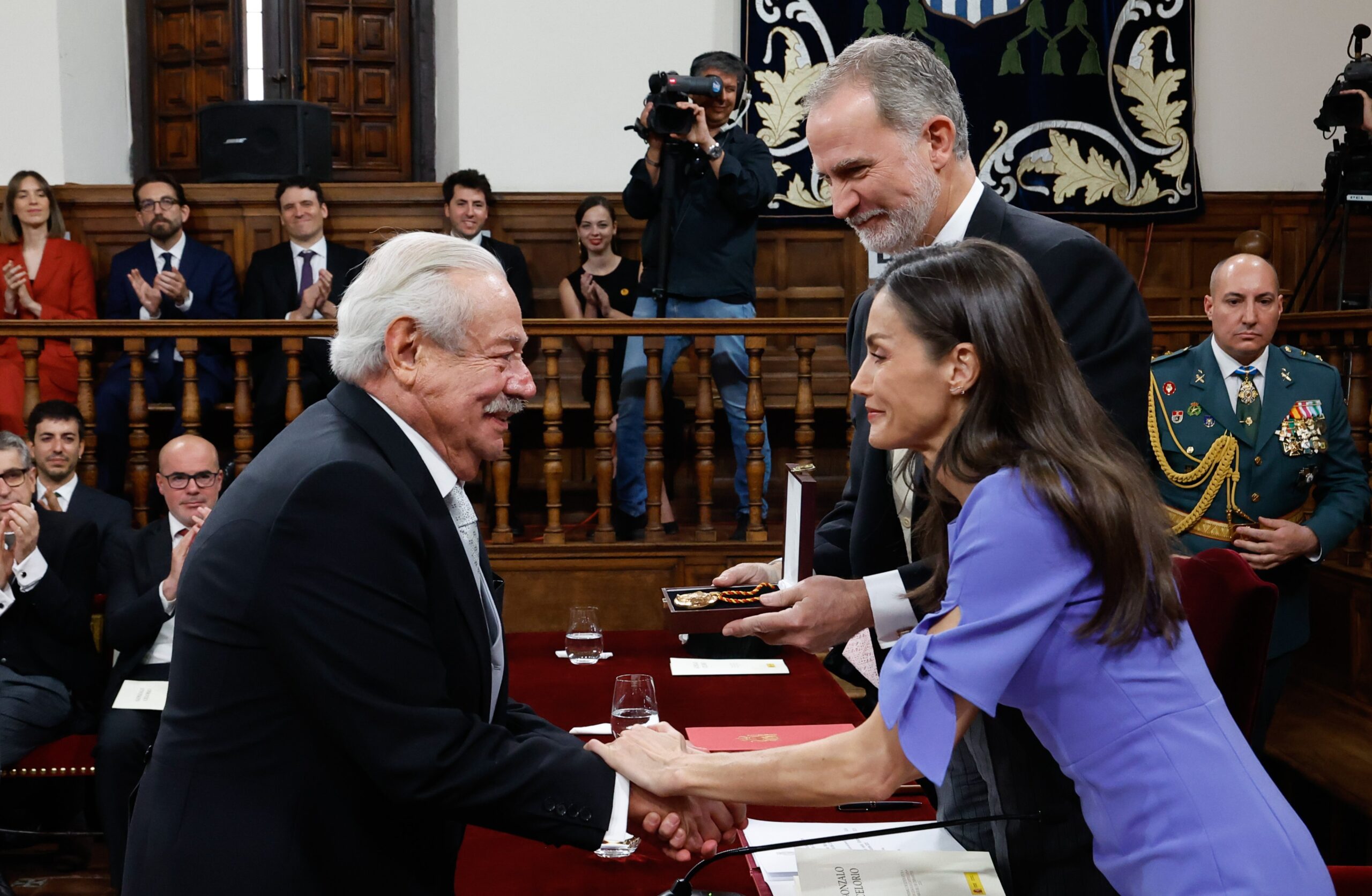 Rey Felipe VI y Gonzalo Celorio 