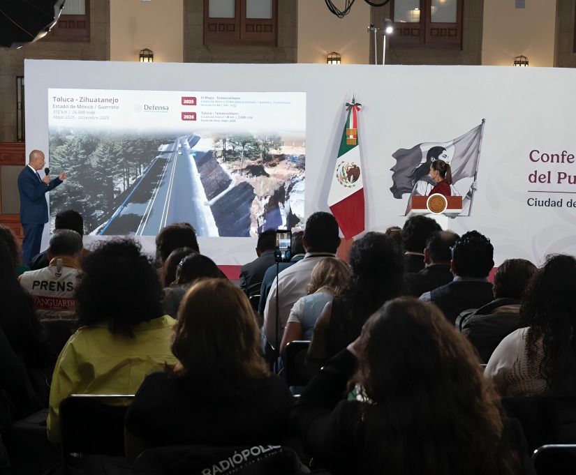 Sheinbaum destaca proyectos viales en Edomex