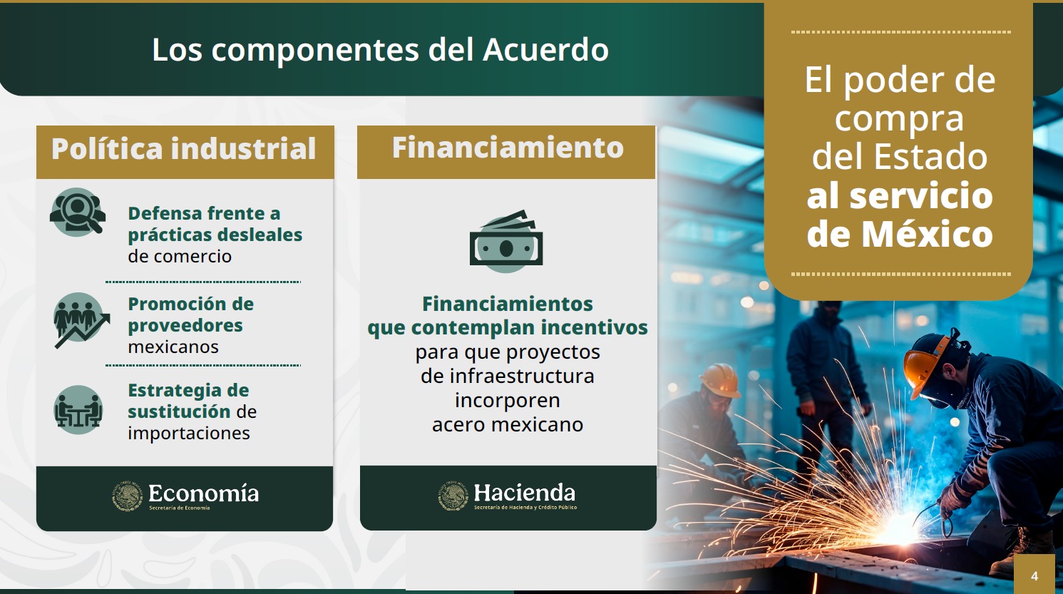 ¿En qué consiste el acuerdo para impulsar la industria siderúrgica?