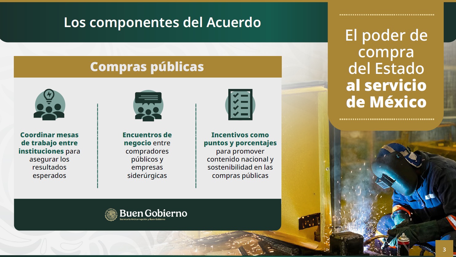 ¿En qué consiste el acuerdo para impulsar la industria siderúrgica?