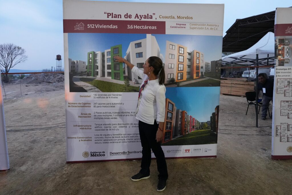 Sheinbaum, vivienda para el bienestar