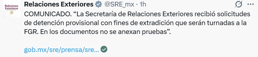 SRE comunicado
